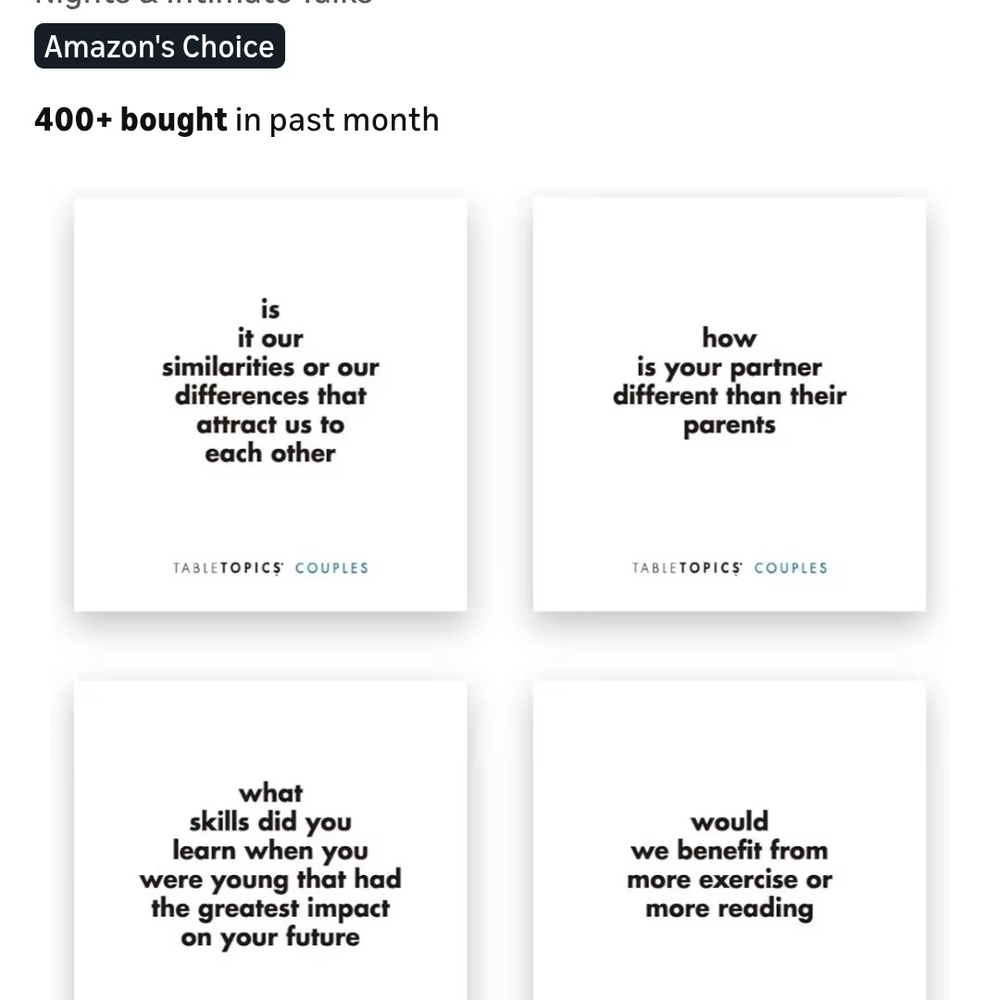 Couples Card Game For Conversations - Picture 4 of 6